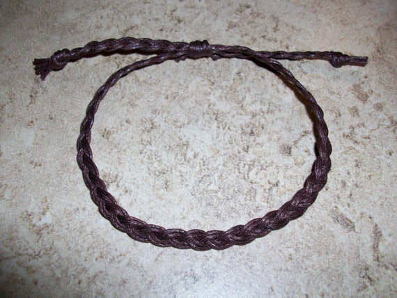 Brown Braided Bracelet