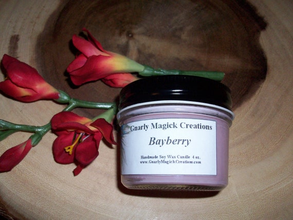 Handmade Bayberry 4 oz Jar Candle