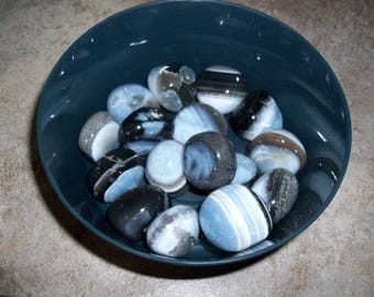 Owyhee Blue Opal Medium Tumbled Stones