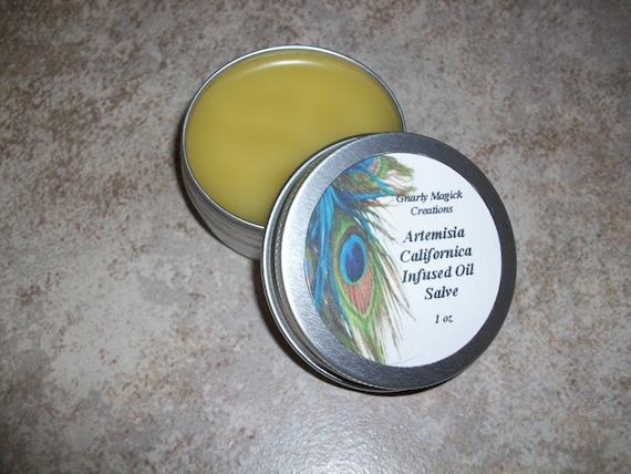 Artemisia Californica (California Sagebrush) Infused Oil Salve 1 oz Tin