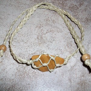 Yellow Jasper Braided Bracelet