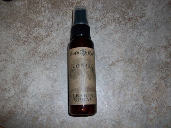 Palo Santo Clearing Spray Sun's Eye 2 oz Bottle