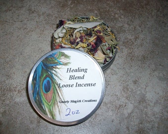 Healing Blend Loose Incense 2 oz Tin
