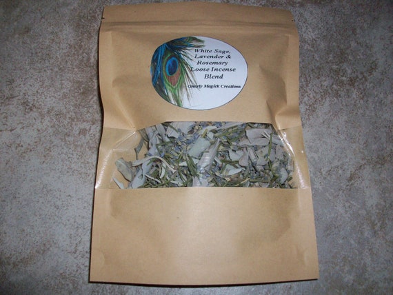 White Sage, Lavender and Rosemary Loose Incense Blend