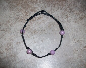 Phosphosiderite Stackable Knotted Bracelet (6 1/2 - 7 1/2 inch Wrist)