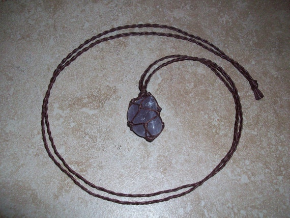 Amethyst Braided Necklace