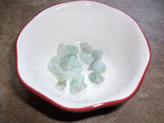 Green Fluorite Raw Chipstones (2 Stones)