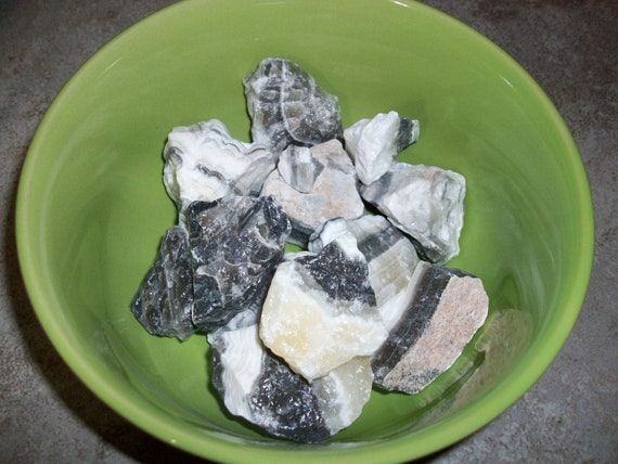 Zebra Calcite Medium/Large Raw Crystals