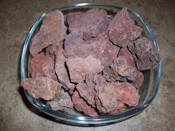 Red Lava Stone Small Chunk