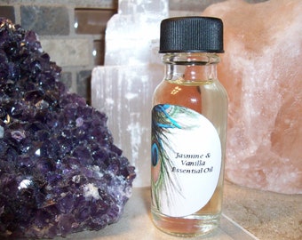 Jasmine and Vanilla Essential Oil Blend 1/2 oz Bottle