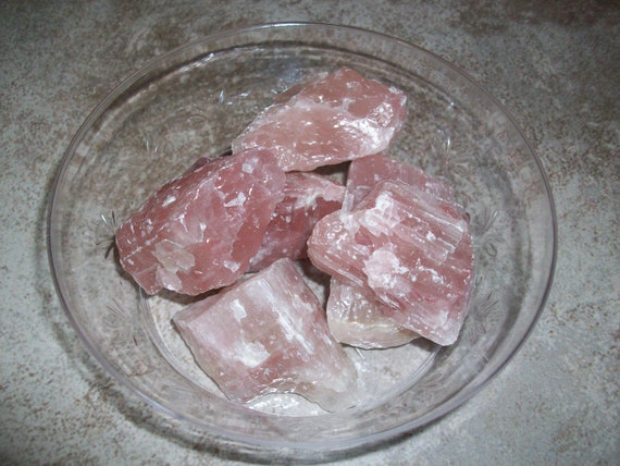 Pink Calcite Large Size Raw Crystals