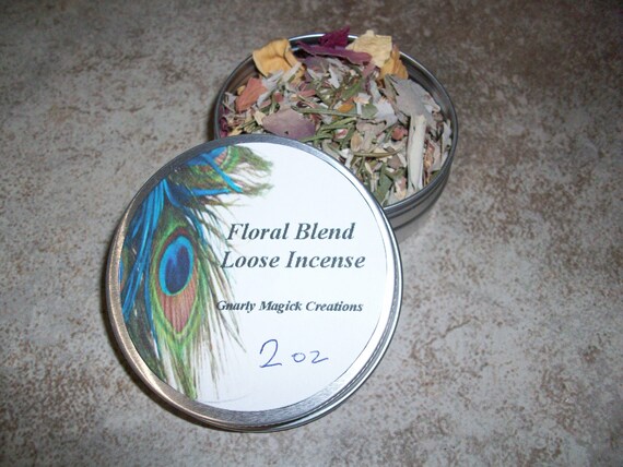 Floral Blend Loose Incense 2 oz Tin