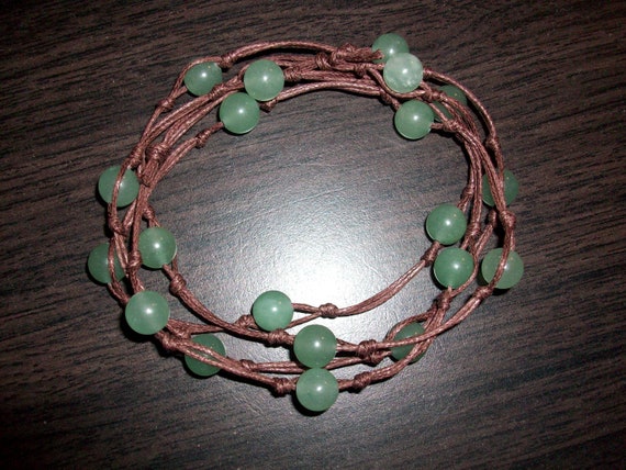 Green Aventurine Mala Bracelet