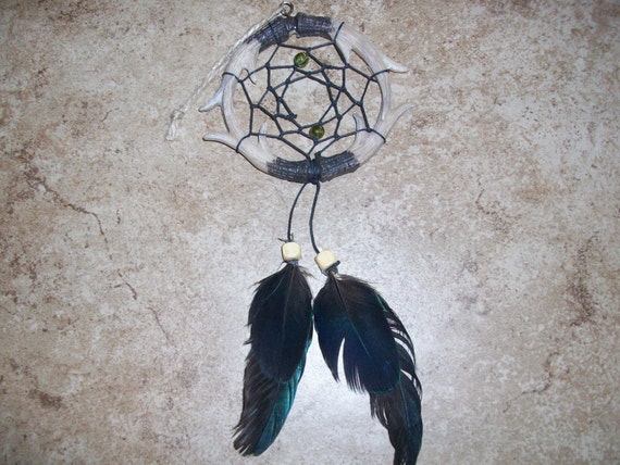 Green Beaded Dreamcatcher