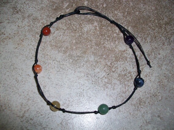 Pride Rainbow Stackable Knotted Anklet