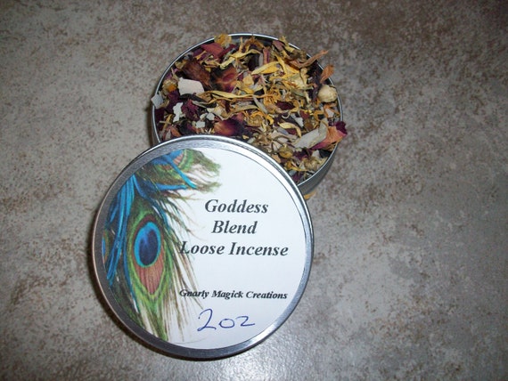 Goddess Blend Loose Incense 2 oz Tin