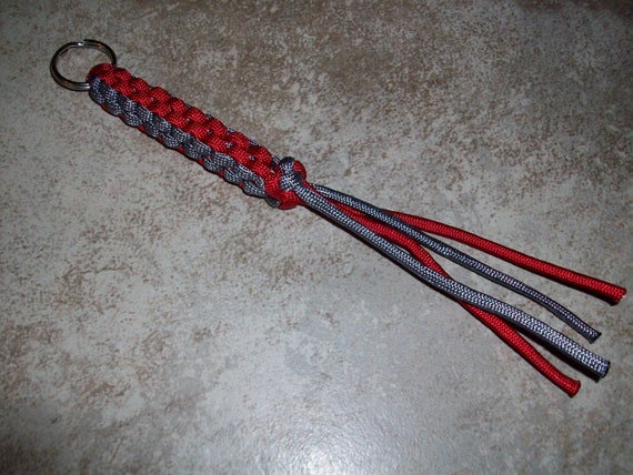 Red and Silver Flogger Keychain