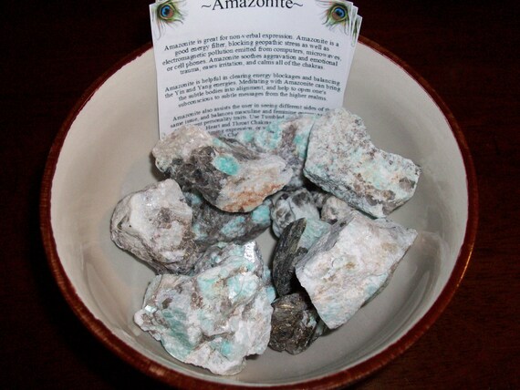 Amazonite Medium Raw Crystals