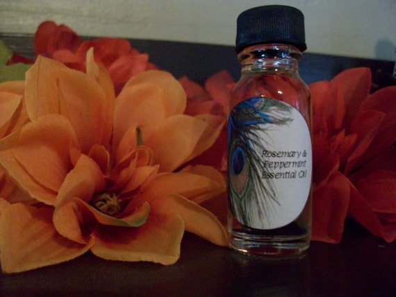 Rosemary and Peppermint Essential Oil Blend 1/2 oz Bottle