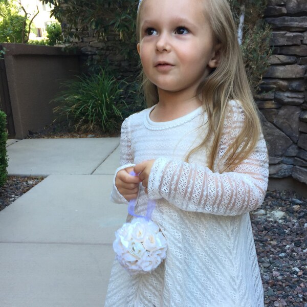 Flower Girl Bouquet Etsy