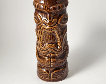 Taza Tiki de cerámica Kon Tiki Daga Hawaii Sheraton Hotel Waikiki Hawaii