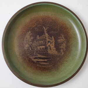 Ystad-Brons Sweden Souvenir Decorative Plate pf Filipstad