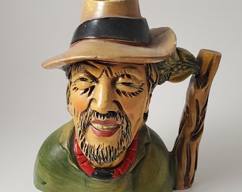 Figura Vintage "Toby Mug" Vagabond Firmada Segovia