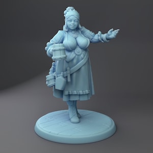 Tavern NPCs by Twin Goddess Miniatures | Unpainted | Print on Demand | Use Code FREESHIP50