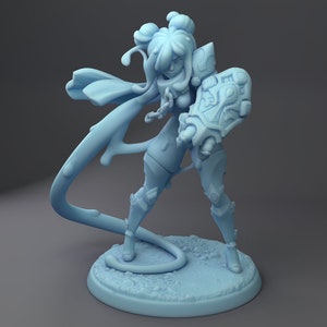 Miry, Slime Girl by Twin Goddess Miniatures | Unpainted | Print on Demand | Use Code FREESHIP50