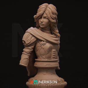 Alyara Bust by Nerikson | Unpainted | Print on Demand | Use Code FREESHIP50