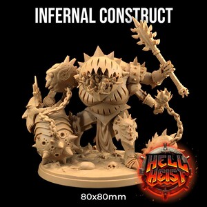Infernal Construct by Dragon Trappers Lodge | Unpainted | Print on Demand | Use Code FREESHIP50