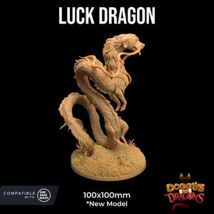 Luck Dragon by Dragon Trappers Lodge | Unpainted | Print on Demand | Use Code FREESHIP50