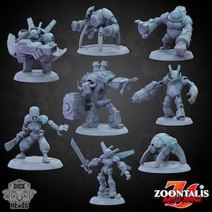 Mechs by Dice Heads | Unpainted | Print on Demand | Use Code FREESHIP50