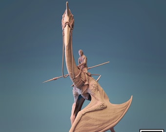 Quetzalcoatlus by Rescale Miniatures | Unpainted | Print on Demand | Use Code FREESHIP50