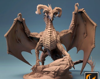 Black Dragon (PF) by Rescale Miniatures | Unpainted | Print on Demand | Use Code FREESHIP50