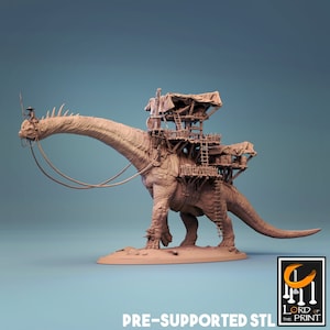 Brachiosaurus Caravan by Rescale Miniatures | Unpainted | Print on Demand | Use Code FREESHIP50