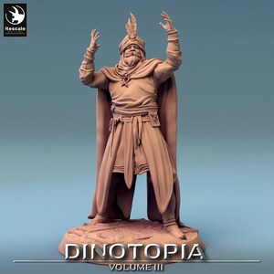 Dino City Citizens by Rescale Miniatures | Unpainted | Print on Demand | Use Code FREESHIP50