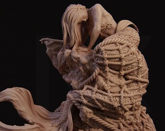 Requiem for a Dream Mermaid by Nerikson | Unpainted | Print on Demand | Use Code FREESHIP50