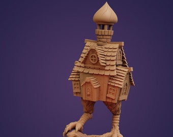 Baba Yaga Hut by Dice Heads | Unpainted | Print on Demand | Use Code FREESHIP50