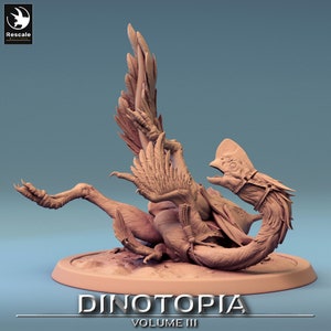 Oviraptor, Saddled by Rescale Miniatures | Unpainted | Print on Demand | Use Code FREESHIP50