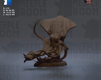 Nanaimoteuthis Escala 1:72 de Dino & Dog / Kit de modelismo / Maqueta / Sin pintar / Impresión bajo demanda