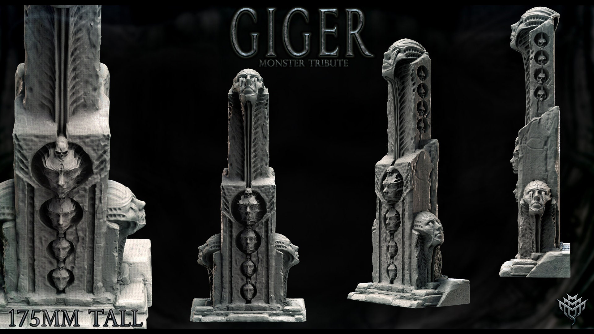 Giger Inspired Scatter Terrain by Mini Monster Mayhem | Unpainted