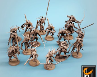 Thri-kreen, Insect-folk by Rescale Miniatures | Unpainted | Print on Demand | Use Code FREESHIP50