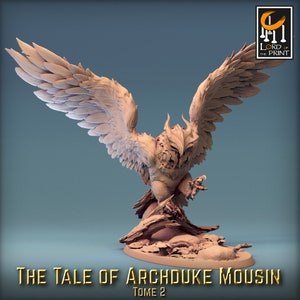Owl Attack by Rescale Miniatures | Unpainted | Print on Demand | Use Code FREESHIP50