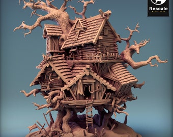 Isba, Baba Yaga&#39;s Hut by Rescale Miniatures | Unpainted | Print on Demand | Use Code FREESHIP50