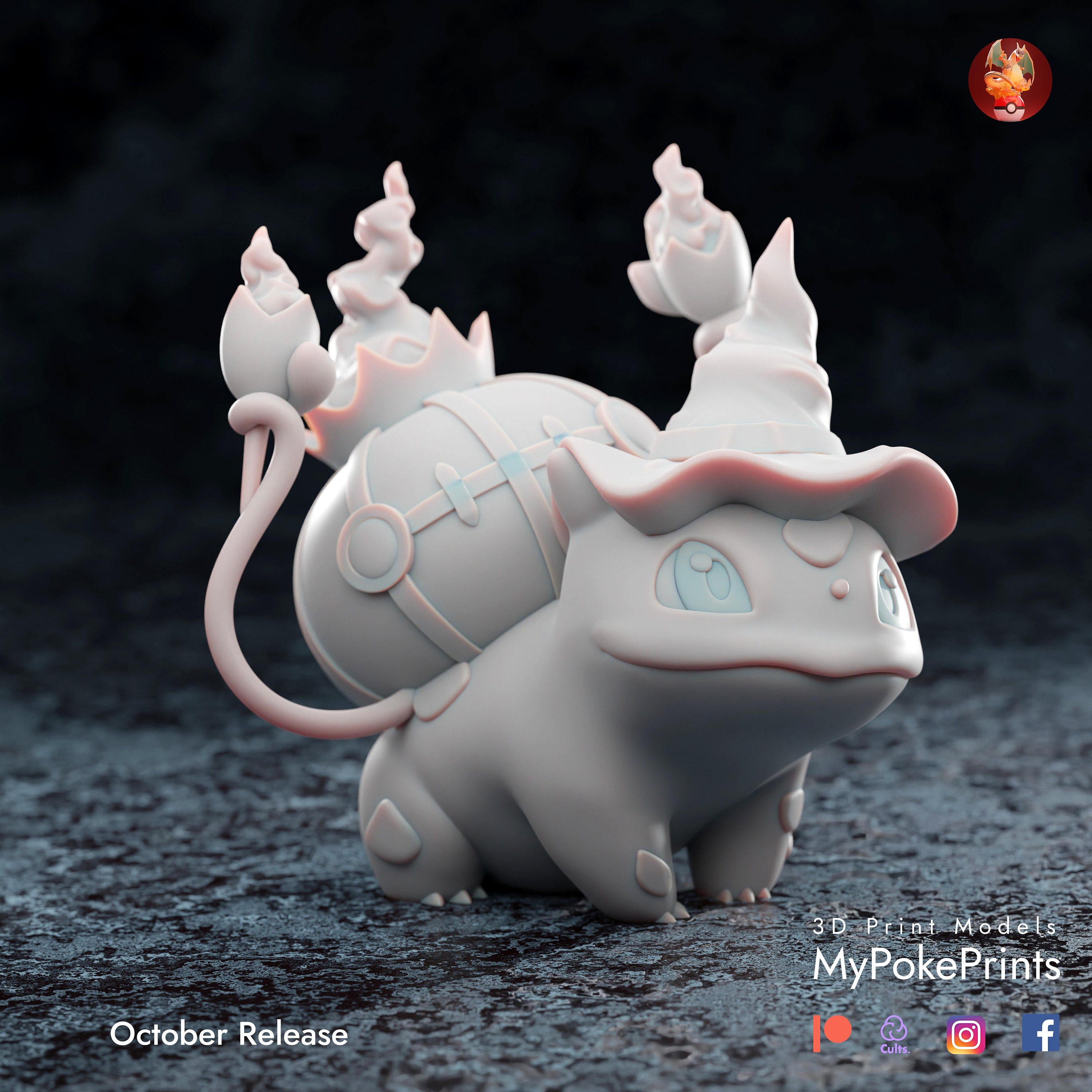 STL file Ditto - Pokemon 🐉・3D printable model to download・Cults