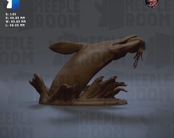 Globidens Dakotensis Escala 1:35 de Dino & Dog / Kit de modelismo / Maqueta / Sin pintar / Impresión bajo demanda