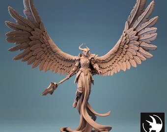 Lot De 2 Miniatures D'ange Angel Fury INTRAFIN - Échelle ~1/72, 20mm Ou 15mm - G143 - Occasion