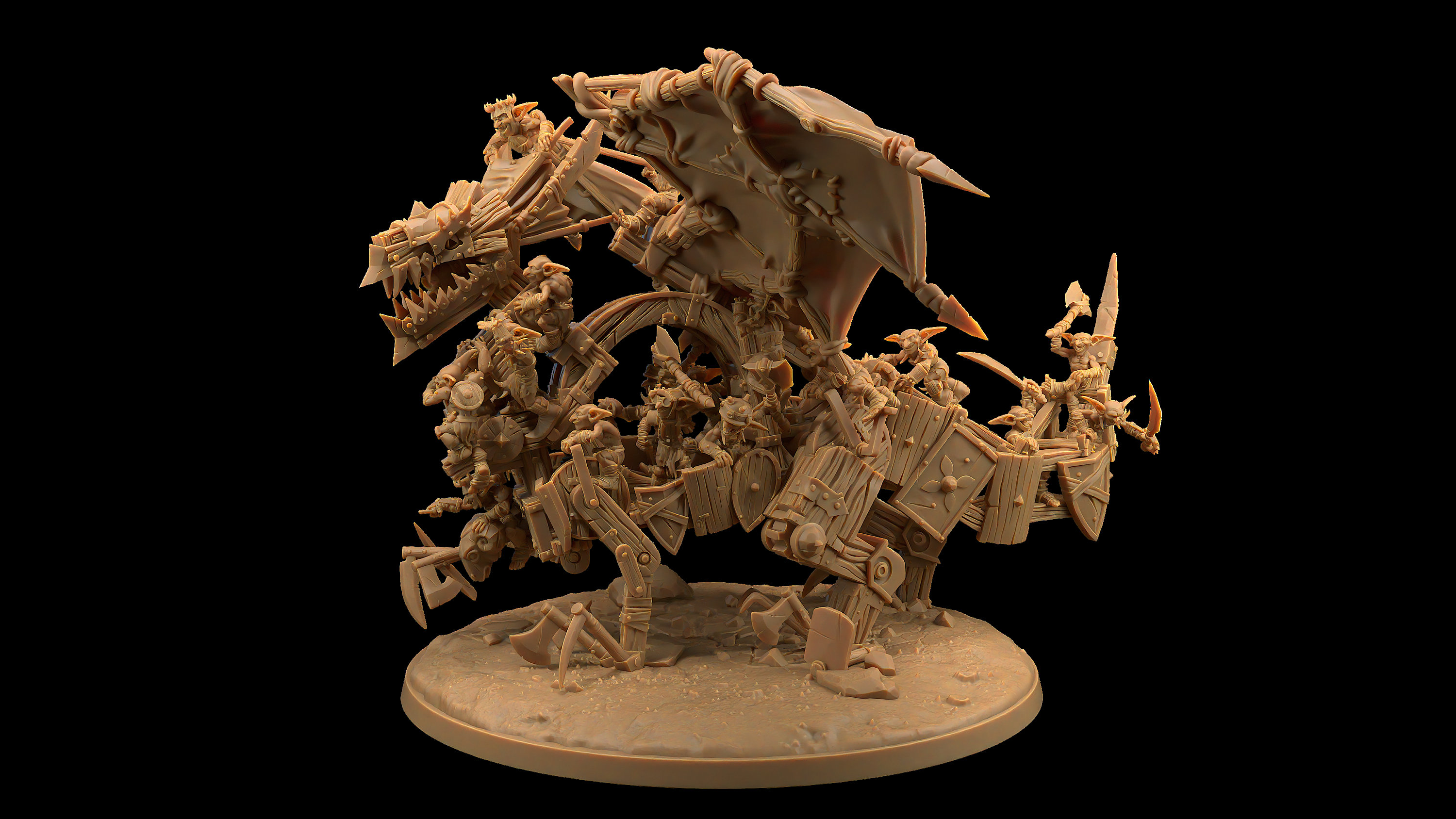 Goblefax, Scrap Dragon by Dragon Trappers Lodge | Unpainted