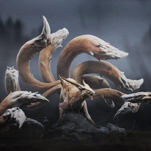 Kitsune by Rescale Miniatures | Unpainted | Print on Demand | Use Code FREESHIP50